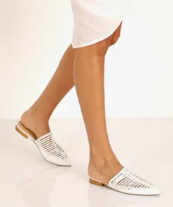 Matisse Flats>Solstice Slide White