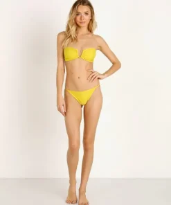 Mikoh Bikinis>Kingston Bikini Bottom Sunbeam