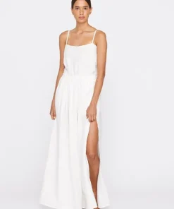 Mikoh Dresses>Sabi Cotton Maxi Dress Bone