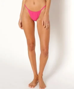 Montce Bikinis>Brasil Bikini Bottom Hibiscus Scrunch