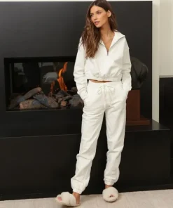 Nia Pants>The Brand Bradley Sweatpant White