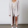Nia Knits>The Brand Hooded Duster Cardi Dove