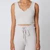 Nia Shorts | Pants>The Brand Mid Length Sweater Short Dove