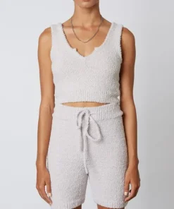 Nia Shorts | Pants>The Brand Mid Length Sweater Short Dove