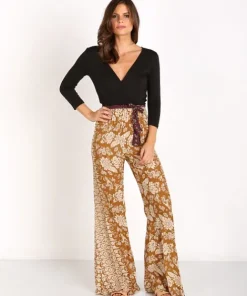 Novella Royale Rompers>Hustle Jumpsuit Rust Hazely