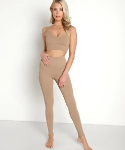 NUX Sports Bras>One By One Bra Dune
