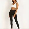 Olympia Activewear Bottoms>Lynx Legging Jet/Stripe