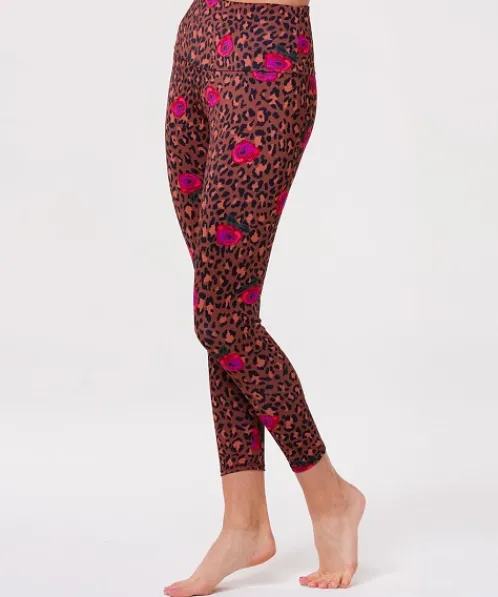 Onzie Bottoms>High Basic Midi Legging Pretty Wild