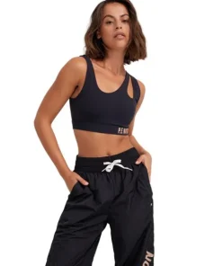 PE NATION Sports Bras>Basket Cut Sports Bra Black