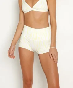 PE NATION Bikinis>Bronte Bikini Short Bottom Zebra