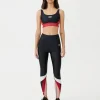 PE NATION Bottoms>Courtside Legging Black