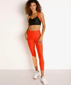 PE NATION Bottoms>Cutshot Legging Red