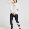 PE NATION Knits>First Position Sweatshirt Pearled Ivory Grey