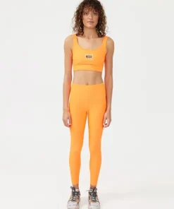 PE NATION Bottoms>Grand Stand Legging Socking Orange