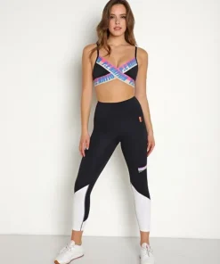PE NATION Bottoms>Half Volley Legging Black