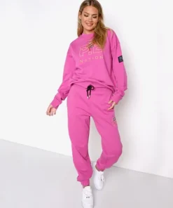 PE NATION Knits>Heads Up Sweatshirt Pink