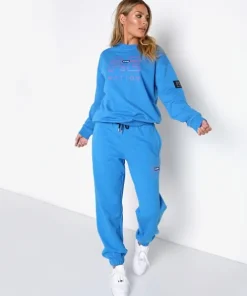 PE NATION Pants>Heads Up Track Pant Blue