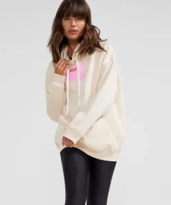 PE NATION Knits>In Swing Hoodie Pearled Ivory