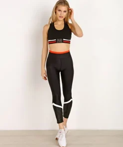 PE NATION Sports Bras>Speedway Crop Bra Black