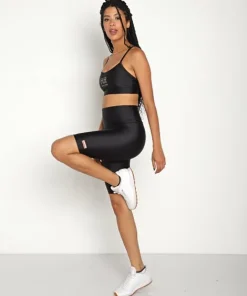 PE NATION Sports Bras>Stadium Sports Bra Black