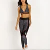 PE NATION Sports Bras>The Wicket Keeper Crop Black/White Print