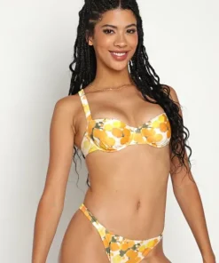 Peony Bikinis>Holiday Balconette Bikini Top Citrus