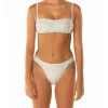 Peony Bikinis>Ruched Hi Line Pant Bikini Bottom Capri