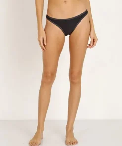 Peony Bikinis>Staple Pant Bikini Bottom Charcoal