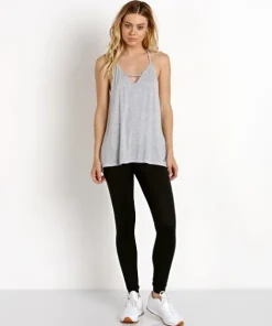 Reebok Tops>Favorite Strappy Tank Medium Grey