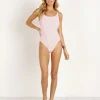 Rhythm. One Pieces>Summer One Piece Guava Stripe