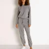 Richer Poorer Sleep Shirts | Knits>Recycled Fleece Crew Sweatshirt Heather Grey