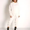 Richer Poorer Sleep Shirts | Knits>Recycled Fleece Hoodie Bone