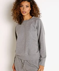 Richer Poorer Sleep Shirts | Knits>Recycled Fleece Crew Sweatshirt Heather Grey