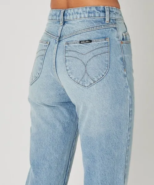 Rollas Pants>Classic Straight Vanessa Blue