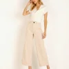 Rollas Tops>Delilah S/S Linen Blouse Cream