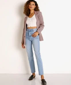 Rollas Jackets>Downtown Check Blazer Downtown Check