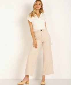 Rollas Pants>Old Mate Pant Gold Stripe