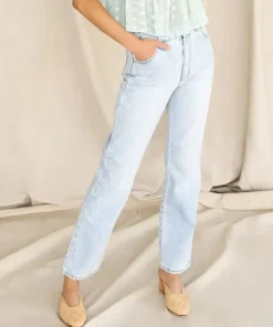 Rollas Pants>Original Straight Jeans Sunbleach