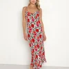 Rollas Dresses>Shelley Rambling Floral White Floral