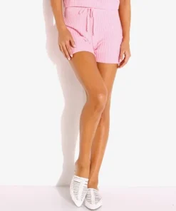 Rue Stiic Shorts>Evy Knit Short Pink