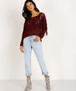 Sage The Label Knits>Cecilia Sweater Wine