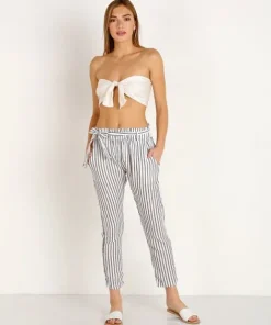 9seed Cover Ups | Pants>Leo Carrillo Paper Bag Pant Casablanca