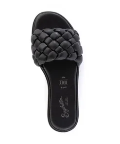 Seychelles Sandals>Bellissima Braided Slide Black