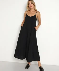 Show Me Your Mumu Dresses>Caroline Maxi Dress Black