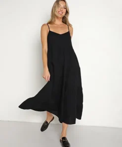 Show Me Your Mumu Dresses>Caroline Maxi Dress Black
