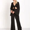 Show Me Your Mumu Rompers>Jaelynn Jumpsuit Black Crisp