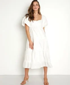 Show Me Your Mumu Dresses>Odette Midi Dress White
