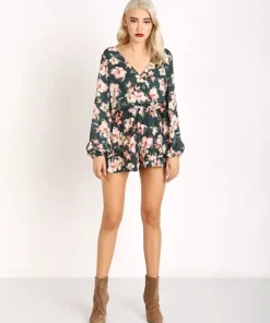 Show Me Your Mumu Rompers>Rocky Romper Emerald City
