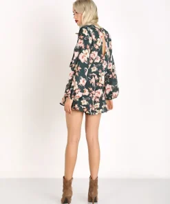 Show Me Your Mumu Rompers>Rocky Romper Emerald City