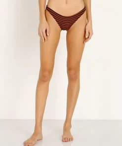 Solid & Striped Bikinis>Solid & Striped The Rachel Bikini Bottom Raid Black Rib